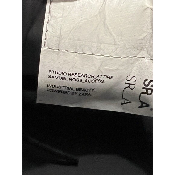 Zara Men Leather Sneakers X SR_A Black Causal Lace Up Shoes Size US 9 EU 42 $159 - Picture 15 of 15